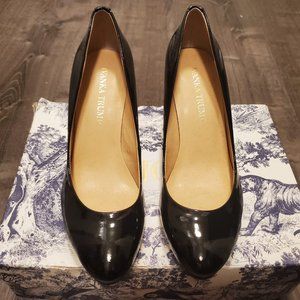 IVANKA Trump Black Patent Leather Heels